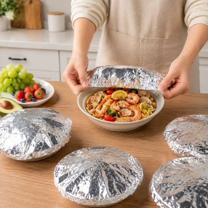 Aluminum Foil Food Cover for Dining & Storage