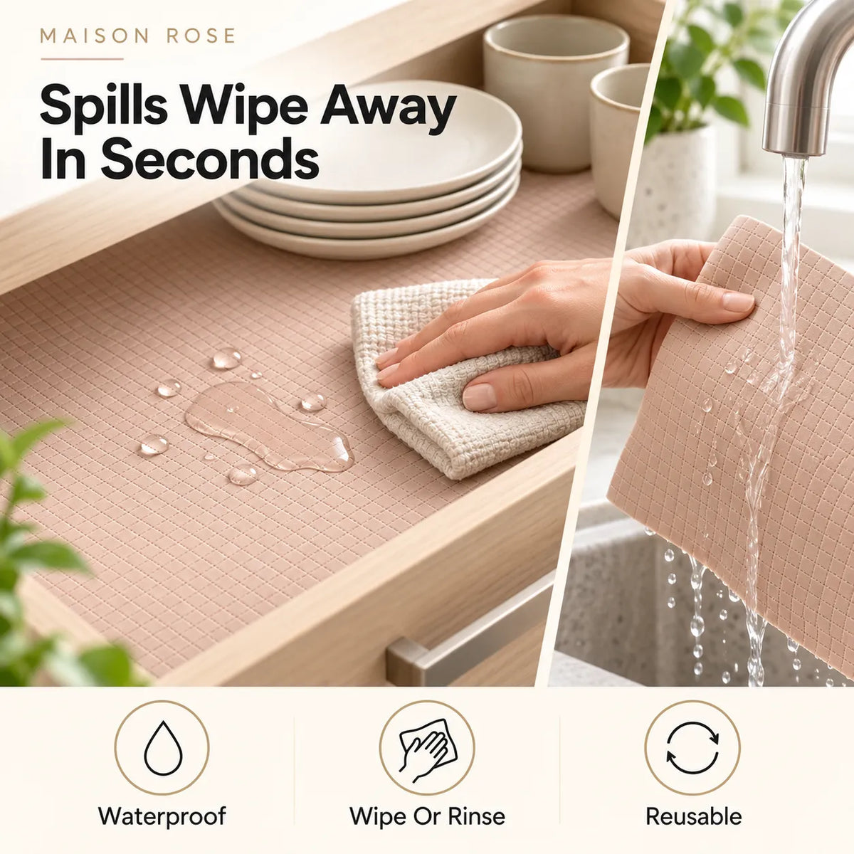 Non-Slip Drawer Liner