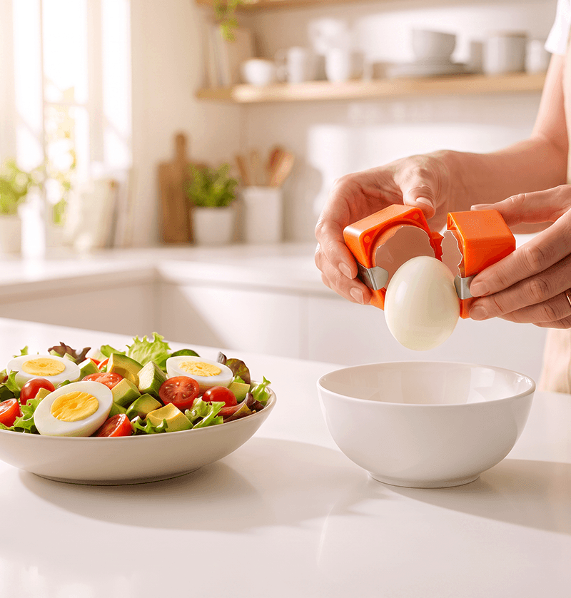 Quick Egg Cracker Tool – Cleaner & Easier Egg Preparation