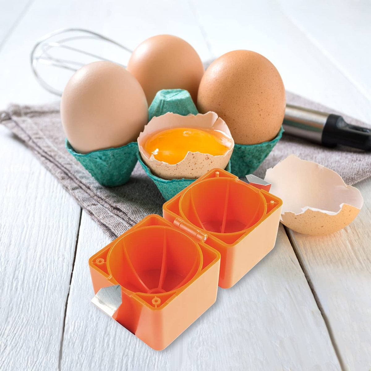 Quick Egg Cracker Tool – Cleaner & Easier Egg Preparation