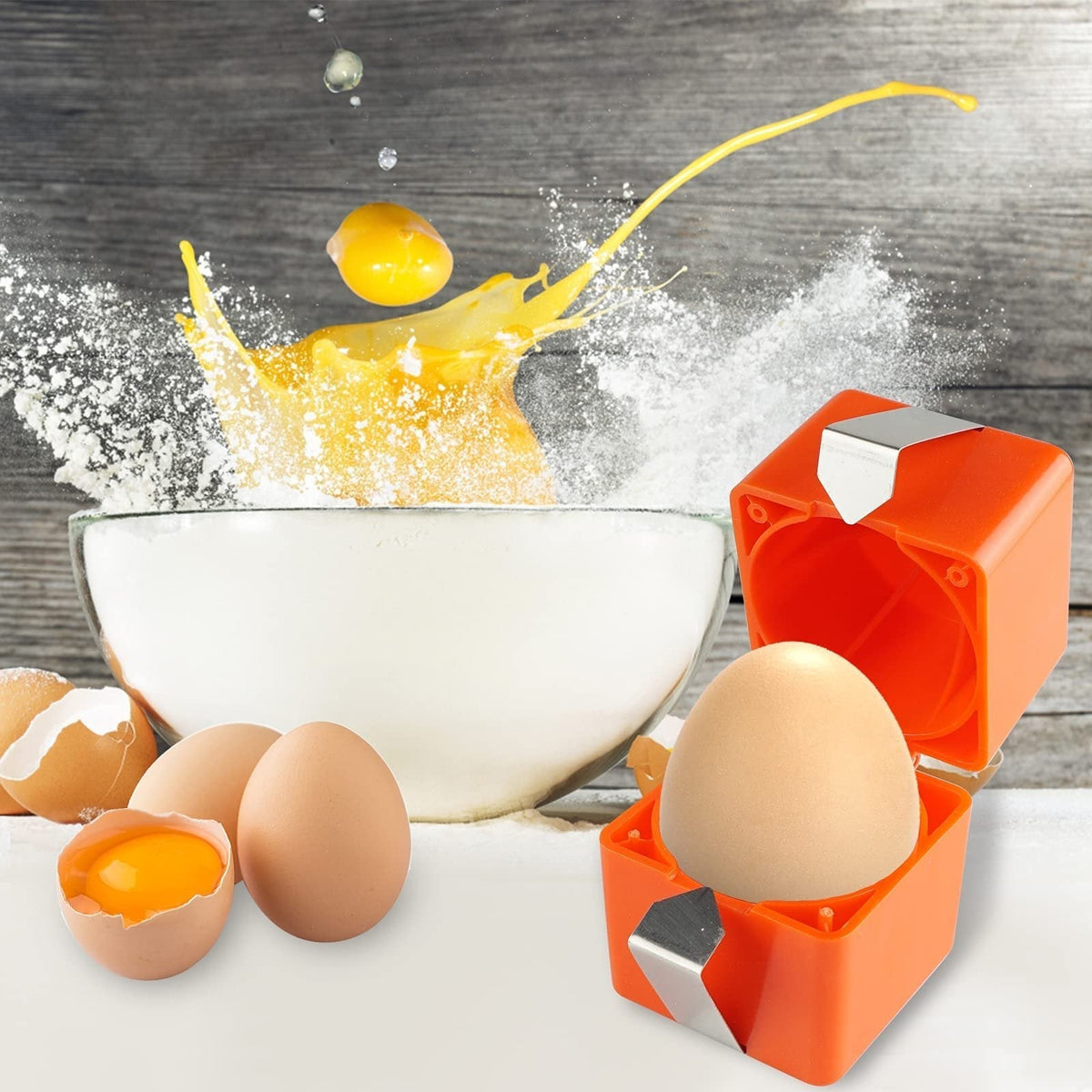 Quick Egg Cracker Tool – Cleaner & Easier Egg Preparation