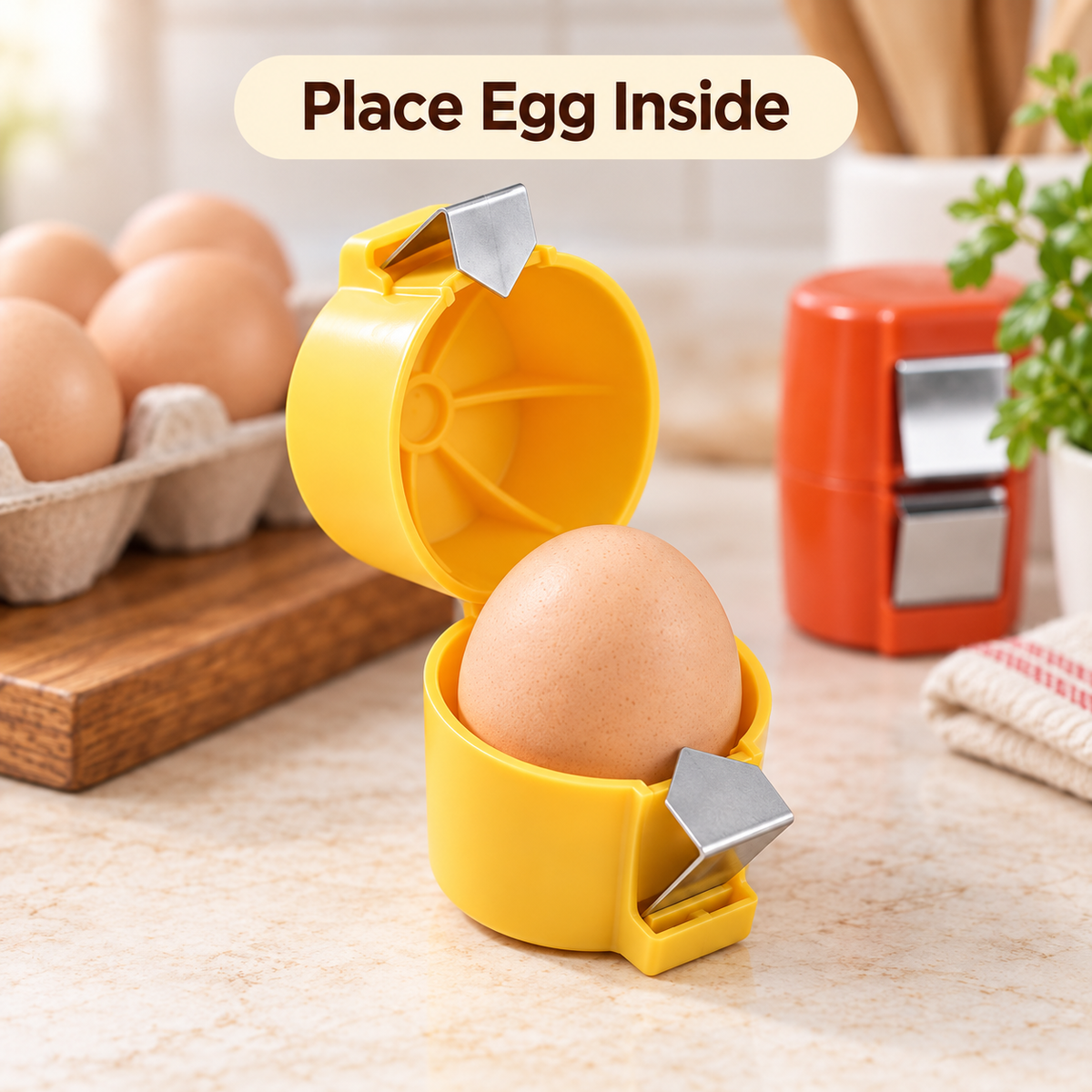 Quick Egg Cracker Tool – Cleaner & Easier Egg Preparation