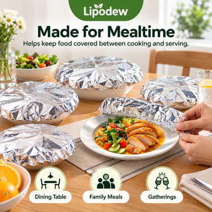 Aluminum Foil Food Cover for Dining & Storage